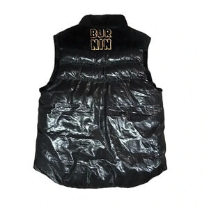 Vintage 90s Bob Marley Burnin Puffer Vest Men’s